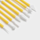 Набор инструментов для работы с мастикой Доляна, 8 шт., МИКС - Фото 3