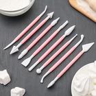 Набор инструментов для работы с мастикой Доляна, 8 шт., МИКС - Фото 5