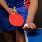 Ракетка для настольного тенниса BOSHIKA Beginner 1*, для любителей, накладка 1.5 мм, прямая ручка - Фото 7