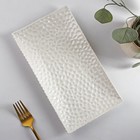 Блюдо керамическое сервировочное «Воздушность», 25,5×14 см, цвет белый - фото 319036729
