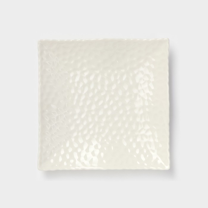 Тарелка керамическая пирожковая «Воздушность», d=15 см, цвет белый - Фото 1