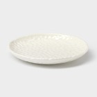 Тарелка пирожковая «Воздушность», d=15 см, керамика, белая - Фото 2