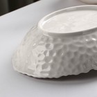 Блюдо керамическое овальное «Воздушность», 400 мл, цвет белый - Фото 3