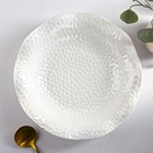 Тарелка керамическая обеденная «Воздушность», 1,1 л, d=28 см, цвет белый - Фото 2