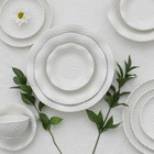 Тарелка обеденная «Воздушность», 1.1 л, d=28 см, керамика, белая - Фото 9