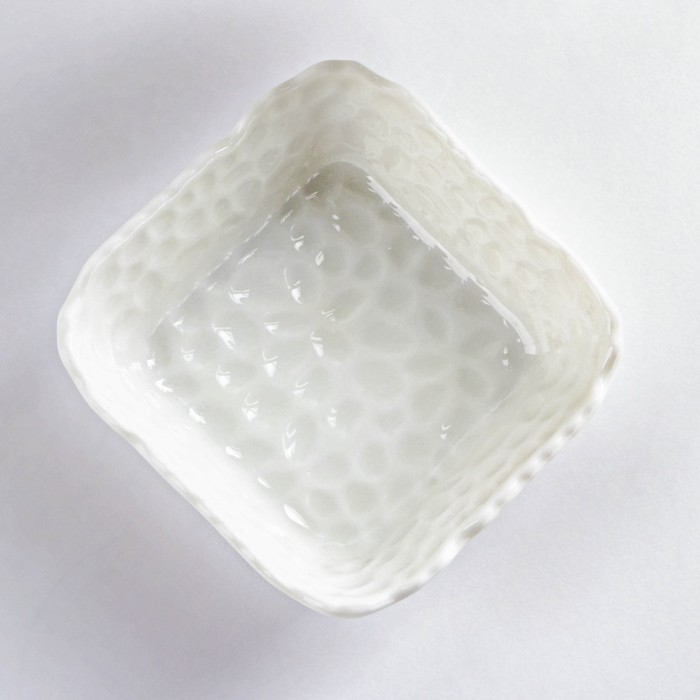 Соусник керамический «Воздушность», 90 мл, 8×3 см, цвет белый - фото 1908982092
