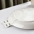 Блюдо керамическое Доляна «Сьюзен», 28×21,5 см, цвет белый - Фото 3