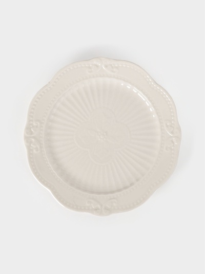 Тарелка керамическая пирожковая Magistro «Этюд», d=15 см, белая