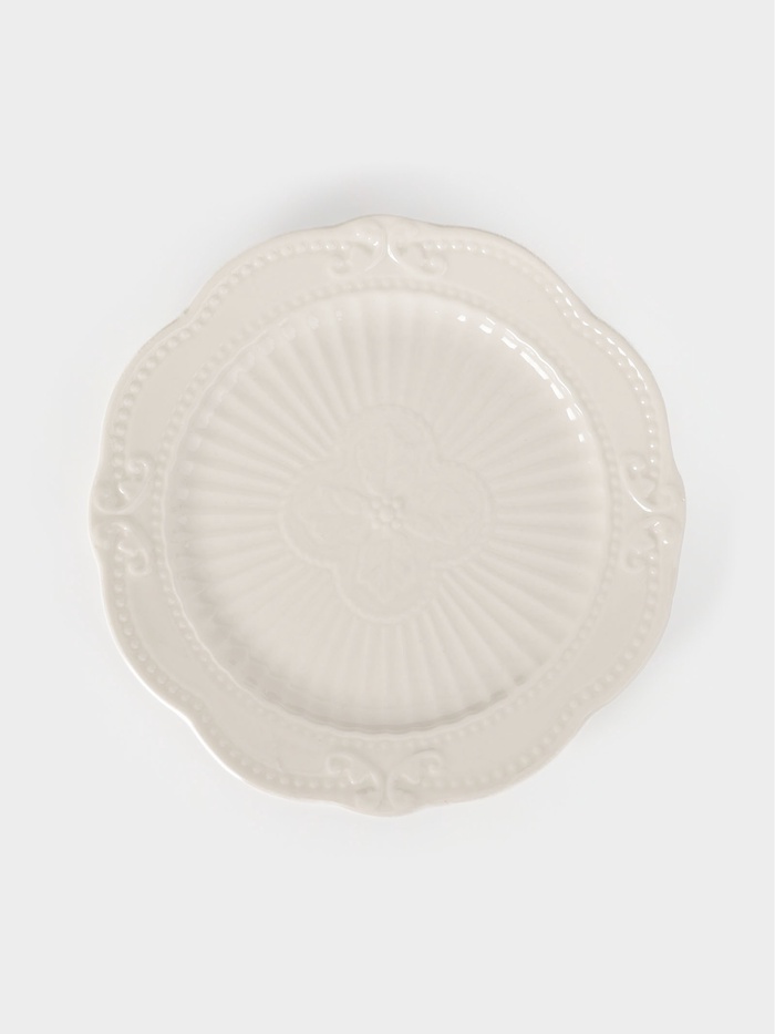 Тарелка керамическая пирожковая Magistro «Этюд», d=15 см, белая - Фото 1