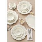 Тарелка керамическая пирожковая Magistro «Этюд», d=15 см, цвет белый - Фото 6