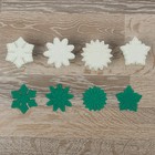 Набор выемок кондитерских для марципана и теста Доляна «Цветки», 4 шт, 6×3×3,5 см - Фото 1