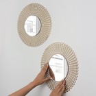 Набор интерьерных зеркал для декорирования, 5 шт, d 20 см - Фото 8