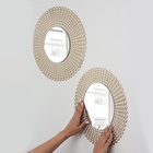 Набор интерьерных зеркал для декорирования, 5 шт., d=22 см - Фото 7