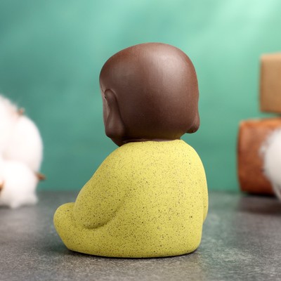 Фигурка "Будда", 7х5 см, лайм