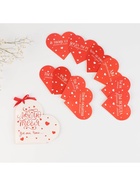 Открытка валентинка на 14 февраля «Люблю тебя за то, что...», 10 шт, 12 х 10 см - Фото 2