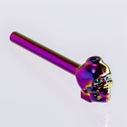 Трубка курительная «Череп», стеклянная - Фото 2