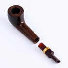 Курительная трубка для табака "Командор Премиум", классическая, 11 х 4 х 2.9 см - Фото 4