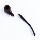 Курительная трубка для табака "Командор Премиум", классическая, сандаловое дерево, длина 17.5 см, d - Фото 4