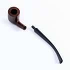 Курительная трубка для табака "Командор Премиум", классическая, красное сандаловое дерево, длина 17 - Фото 4