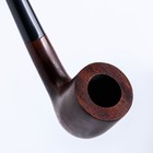 Курительная трубка для табака "Командор Премиум", классическая, красное сандаловое дерево, длина 17 - Фото 5
