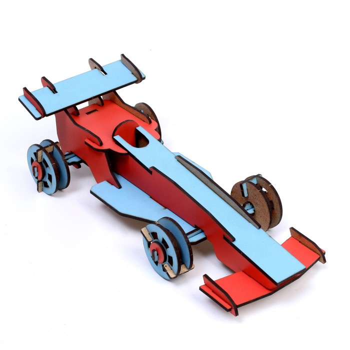 Сборная модель - спорткар «Гоночный болид Формула-1» цветной - Фото 1
