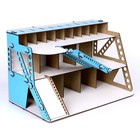 Парковка для машин, многоуровневая, цветная, из дерева - Фото 2