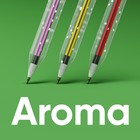 Ручка шариковая "AROMA" узел игольчатый 0.7 мм, бесстержневая, чернила синие премиум ароматизированные на масляной основе, МИКС 9239744 - фото 9954702