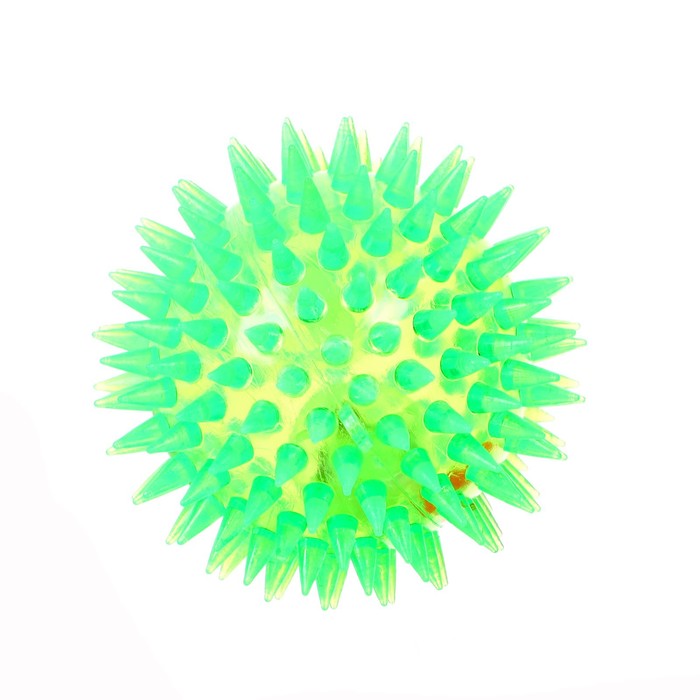 Мяч световой «Ёжик», цвета МИКС - фото 1885453760