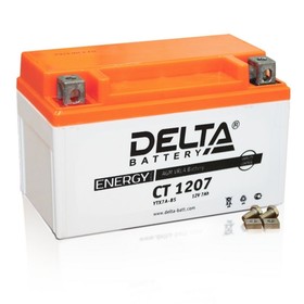 

Аккумуляторная батарея Delta CT 1207, 7 Ач, 12 Вольт, П/П, стартерный ток 105 А