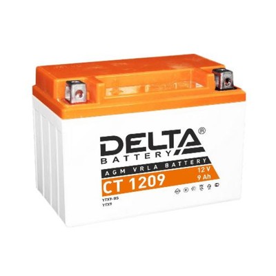 Аккумуляторная батарея Delta CT 1209, 9 Ач, 12 Вольт, П/П, стартерный ток 135 А