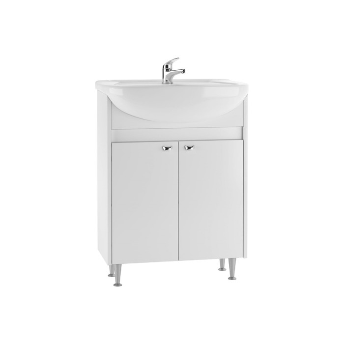 Тумба Домино Лайт под раковину Уют 60, без ящиков, левая/правая - Фото 1