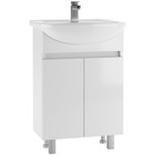 Тумба «Айсберг. Норма», под раковину «Уют 55», без ящика, 550×301×820 мм, цвет белый - Фото 1