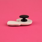 Аксессуар для обуви «Стетоскоп», цвет белый/розовый - Фото 4
