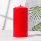 Свеча-цилиндр, 15х7 см, 70 ч, красный - фото 1452144