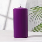 Свеча-цилиндр, 15х7 см, 70 ч, фиолетовый - фото 319037535