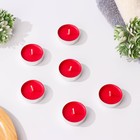 Набор чайных свечей ароматических "Вишня", 24 шт - фото 21754025