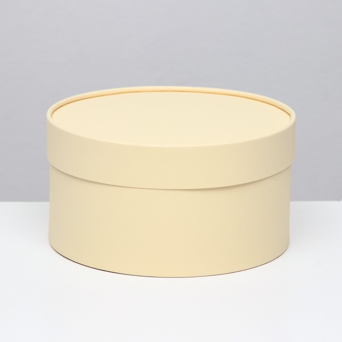 Подарочная коробка "Крема" кремовая, завальцованная без окна, 21 х 11 см - Фото 1