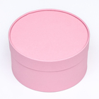Подарочная коробка "Нежность" розовая, завальцованная без окна, 21 х 11 см - фото 6688030