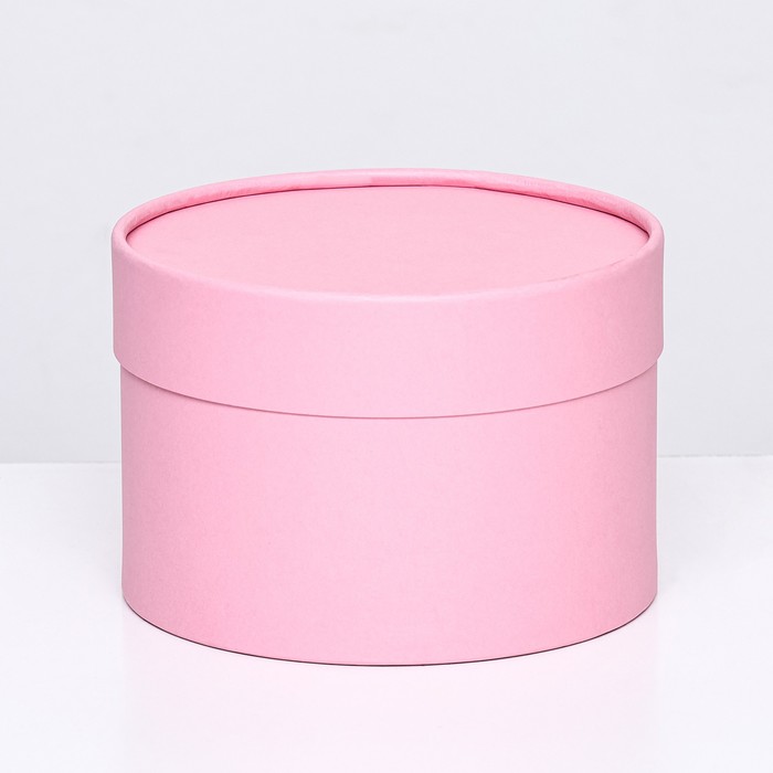 Подарочная коробка "Нежность" розовая, завальцованная без окна, 16 х 9 см - Фото 1