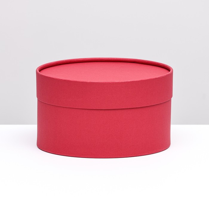 Подарочная коробка "Рубин" красный, завальцованная без окна, 18 х 10 см - Фото 1