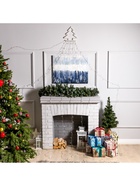 Светодиодная фигура «Ёлка» 3.5 м, пластик, 9 нитей, 31 В, свечение тёплое белое - Фото 5