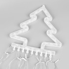 Светодиодная фигура «Ёлка» 3.5 м, пластик, 9 нитей, 220 В, свечение тёплое белое - фото 6688138