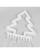 Светодиодная фигура «Ёлка» 3.5 м, пластик, 9 нитей, 31 В, свечение тёплое белое - Фото 9