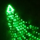 Светодиодная фигура «Ёлка» 3.5 м, пластик, 9 нитей, 220 В, свечение зелёное - фото 6688145