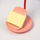 Настольная лампа Эдельс LED 3Вт 3000-6000К USB АКБ розовый 12,5х12,5х39,5 см RISALUX - Фото 11