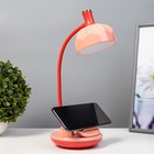 Настольная лампа Эдельс LED 3Вт 3000-6000К USB АКБ розовый 12,5х12,5х39,5 см RISALUX - Фото 7