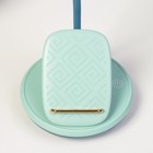 Настольная лампа Эдельс LED 3 Вт 3000-6000К USB АКБ лазурный 12.5×12.5×39.5 см RISALUX - Фото 13