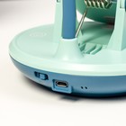 Настольная лампа Эдельс LED 3 Вт 3000-6000К USB АКБ лазурный 12.5×12.5×39.5 см RISALUX - Фото 15