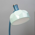 Настольная лампа Эдельс LED 3 Вт 3000-6000К USB АКБ лазурный 12.5×12.5×39.5 см RISALUX - Фото 8