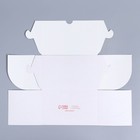 Коробка для капкейков, кондитерская упаковка с окном, 2 ячейки, «Розы», 16 х 10 х 10 см - Фото 7